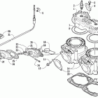 Firecat 600 EFI SP Цилиндр и головка