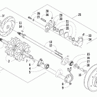 Sabercat 600 EFI Вал приводной трака и тормоза