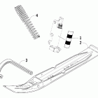 Firecat LE Ski, spring, and spindle decal (fighter)