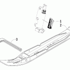 Firecat LE Ski and spindle decal (team arctic)