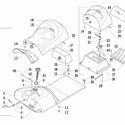 Bearcat 570 Топливный бак и сидение