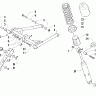 Mountain Cat 600 EFI Задняя подвеска , амортизатор