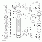Firecat 600 EFI SP Передний амортизатор
