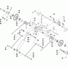 Z 440 LX Задняя подвеска , задний рычаг