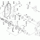 Mountain Cat 600 EFI Drive / reverse dropcase assembly (optional)