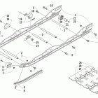 Firecat 600 EFI SP Рельс скольжения и гусеница