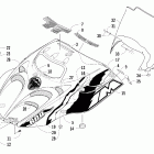 Mountain Cat 600 EFI Капот и ветровое стекло