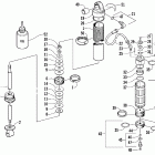 ZR 900 SP Задняя  подвеска, передний амортизатор