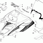 Panther 370 Капот и ветровое стекло