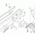 Sabercat 600 EFI Тоннель, задний бампер, задний фонарь