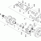 ZR 900 Drive train and brake assemblies