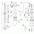 Firecat 600 EFI SP Задняя  подвеска, передний амортизатор