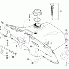 Sabercat 500 Топливный бак