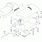 ZR 120 Топливный бак ,сиденье и задний фонарь
