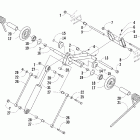 Firecat 600 Задняя подвеска , задний рычаг