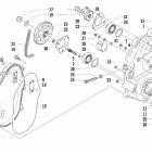 Firecat 600 EFI EB Трансмиссия и цепь