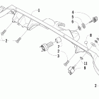 Firecat 600 EFI EB Панель приборов и датчики