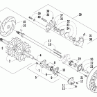 Mountain Cat 570 Вал приводной трака и тормоза