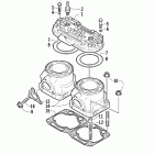Sabercat 500 Цилиндр и головка