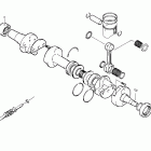 Firecat 700 EFI Поршень и коленчатый вал