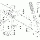 Bearcat 570 Задняя подвеска , амортизатор