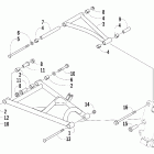 Firecat 600 EFI SP Подвеска передняя