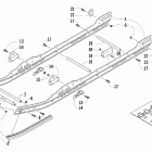 Mountain Cat 570 Рельс скольжения и гусеница