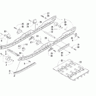 ZL 600 EFI SS Рельс скольжения и гусеница