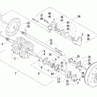 Pantera 800 Вал приводной трака и тормоза