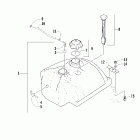 Bearcat WIDE TRACK Топливный бак