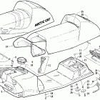 Z 370 Топливный бак ,сиденье и задний фонарь