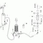 440 Sno Prp Rear suspension shock absorber assembly
