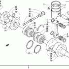 Pantera 550 Поршень и коленчатый вал