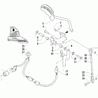 Mountaincat 570 Рычаг заднего хода в сборе (дополнительно)