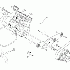 Firecat 700 SP Вариатор и опора двигателя