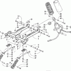 ZL 600 EFI SS Задняя подвеска , амортизатор