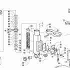 ZL 600 EFI SS Задняя подвеска ,задний амортизатор