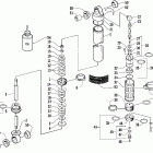 ZR 900 SNO PRO Задняя подвеска ,задний амортизатор