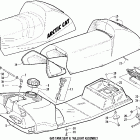 ZL 550 Топливный бак ,сиденье и задний фонарь