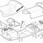 ZL 600 EFI SS Топливный бак ,сиденье и задний фонарь