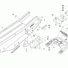 Firecat 500 Тоннель, задний бампер, задний фонарь