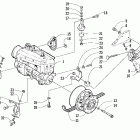 Panther 370 Вариатор и опора двигателя