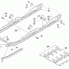 ZL 550 Рельс скольжения и гусеница