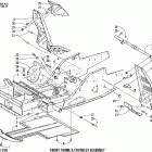 ZR 800 EFI SNO PRO Передняя рама и подножки
