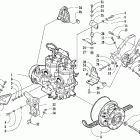 Pantera 550 Вариатор и опора двигателя