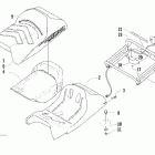 Mountaincat 800 EFI Сиденья и задний фонарь