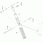 Mountaincat 800 EFI Передний амортизатор