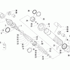 ZL 600 EFI SS Передний амортизатор