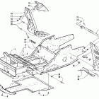 ZL 600 EFI SS Передняя рама и подножки