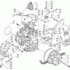 ZR 900 Вариатор и опора двигателя